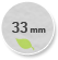 Button umweltfreundlich 33mm