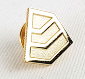 Sandgestrahlter Pin