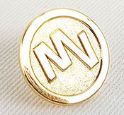 Sandgestrahlter Pin