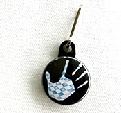 Button "Hand" mit Zipper